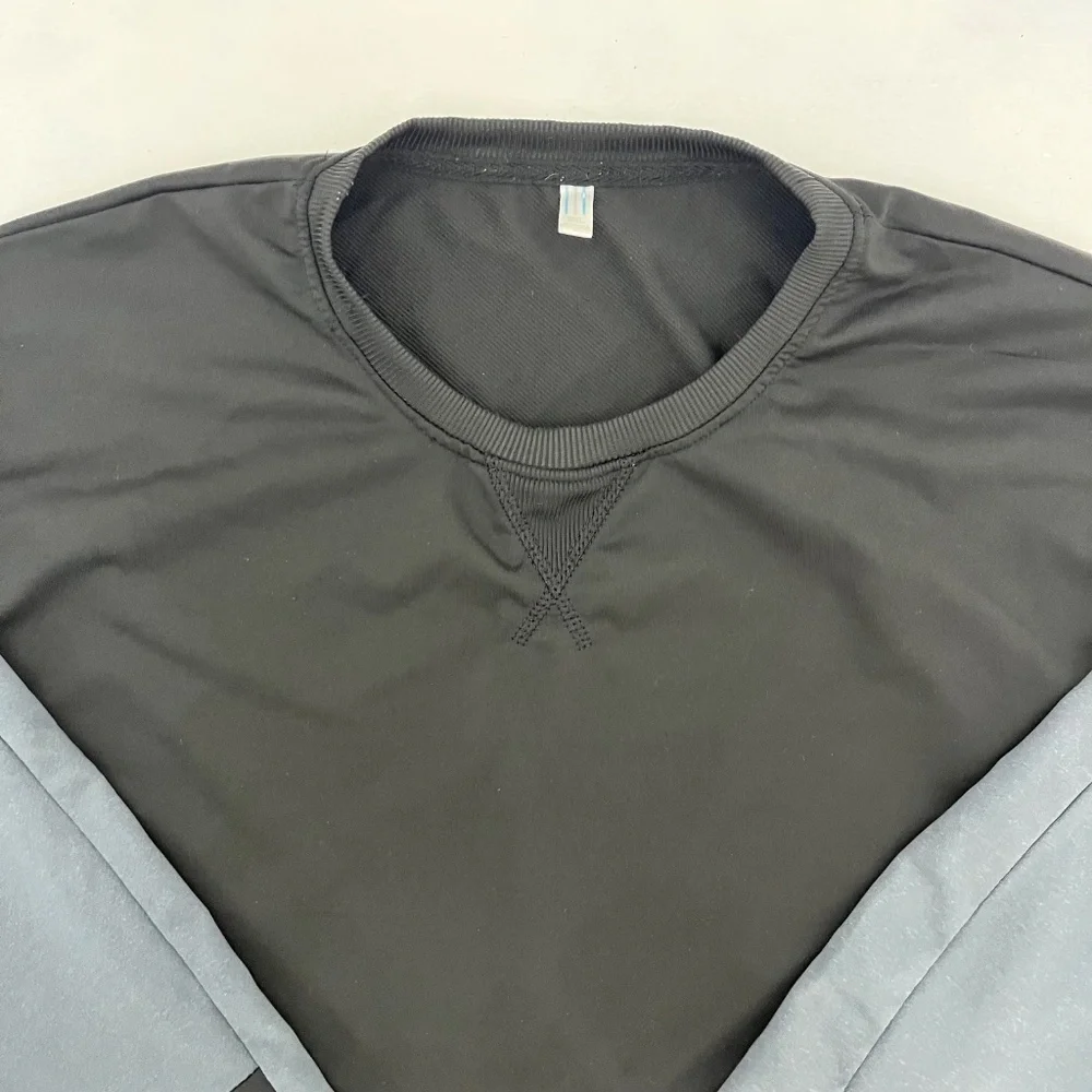 Yohji Yamamoto Mens Size 5XL‎ Pullover Sweatshirt Black Gray TVS Sport 202T